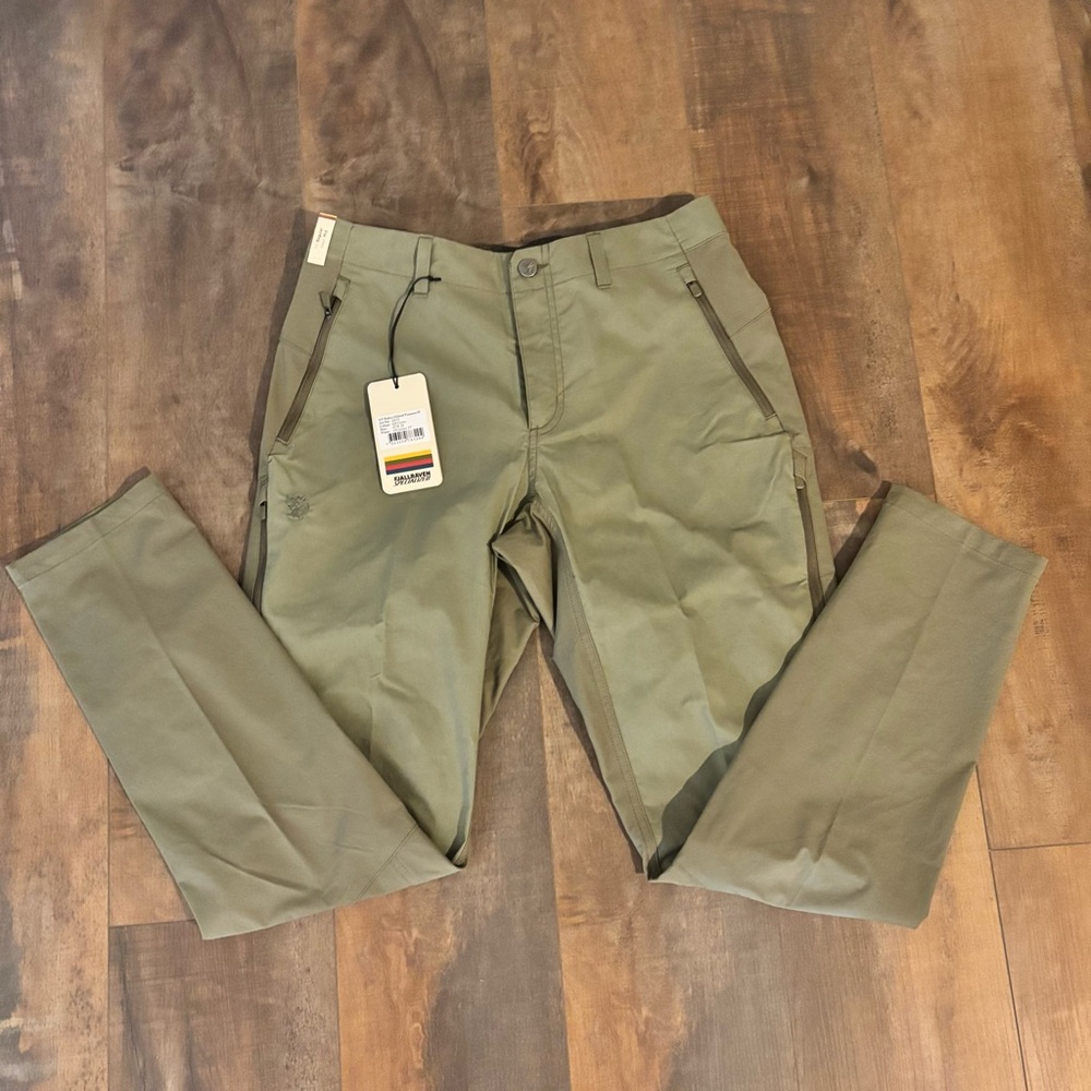 Fjallraven Women’s Size EU 38/US29 S/F RIDER'S Hybrid Green Biking Trouser Pants